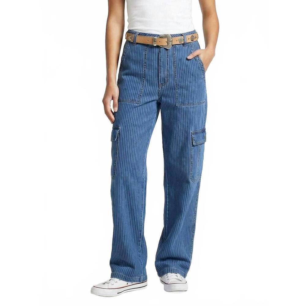 NEW MAISON HOTEL pike cargo pant in blue multi
